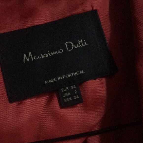 Massimo dutti red linen blazer 2 - Picture 4 of 4